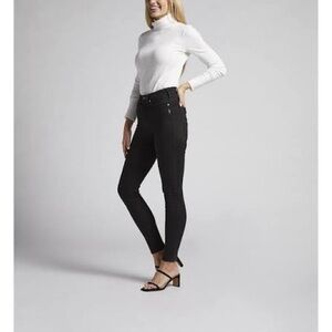 Silver Jeans Women's Black Infonite high rise Skinny Jeans L/29